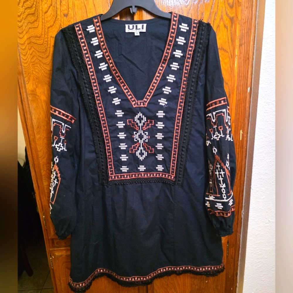 Uli Herzner Embroidered dress Size S